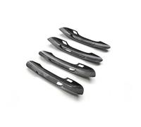 Poignées de Porte extérieures pour Audi A4 B9 S4 RS4 A5 S5 RS5 Q5L 4 Portes (2017-2019) - Cache-poignées en Fibre de Carbone véritable (sans Trou pour capteur)