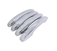 Poignées de Porte Extérieures Pour R&enault Pour Arkana Pour Samsung XM3 Pour Megane Pour Conquest 2020-2022 Voiture Anti-rayures Garniture De Poignée De Porte Poignée Extérieure(Chrome,Aucun bouton)