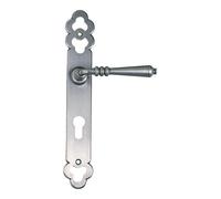 Poignées de porte - fer patiné cémenté - clé L - Languedoc BOUVET