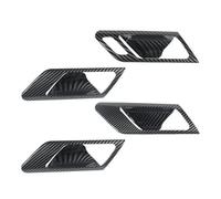 Poignées de porte intérieures Accessoires D'intérieur Voiture Poignée Porte Poignée Cuvette Cadre Couvercle Garniture Pièces De Rechange Pour Golf 6 MK6 2008-2013 Revêtement intérieur(RHD Black)