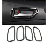 Poignées de porte intérieures Autocollant De Garniture De Poignée De Porte Intérieure De Pièces Automobiles Accessoires Décoratifs Pour Toyota Pour Corolla E210 2019-2024 Revêtement intérieur(Style 1)