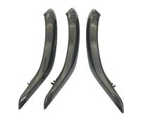 poignées de porte intérieures de voiture Poignée Porte Intérieure Extérieure Cuir Version Améliorée Pour X5 X6 F15 F16 2014-2018 Conduite À Gauche À Droite.(RHD Carbonfiber Set)