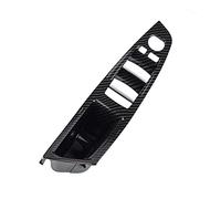 Poignées de Porte intérieures de Voiture, pour Série 5, pour Interrupteur de lève-vitre, pour poignée de Traction Ensemble F10 F11 Conduite à Gauche et à Droite (Carbone)