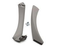Poignées de Porte intérieures, Interrupteur de fenêtre, Garniture d'accoudoir compatibles avec BMW Série 5 F10 F11 F18 520 523 525 528 530 2010-2017 (Kit de poignées Gris R)