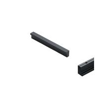 Poignées de Porte Noir Moderne, 2 Pièces Poignee de Meuble Cuisine en Alliage d'Aluminium | Finition en Anodisé, Poignée d’Armoire Entraxe: 96-1152mm Poignées pour Placards Poignées Tiroir 128mm/5in