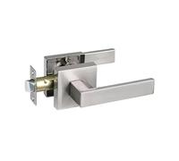Poignées De Portes De Passage Robustes, Poignée Réversible En Alliage De Zinc For Couloirs, Placards Et Portes Intérieures(Silver)