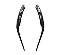 Poignées de portières intérieures Couvercle de cadre de garniture de traction de panneau de poignées de porte intérieures de voiture, for BMW, for X1 E84 2010 2011 2012 2013(2pcs Carbon Style)