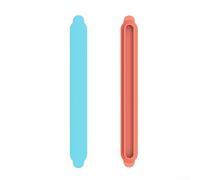 Poignées de pouce antidérapantes pour manette Switch 2 Pro - Housses de poignée de jeu à haute friction en 3 tailles - Améliore le contrôle avec un design ergonomique en silicone (bleu rouge)