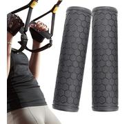 Poignées De Salle Pour Bandes De Fitness - Caoutchouc 3x13cm Poignées De Remplacement | Accessoire Ergonomique Pour Maison, Conçu Pour Machines À Câble, Élastiques De Résistance, Systèmes De Poulie Et