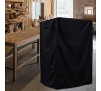 Poignées de scies stationnaires - Robustes Plus avec tissu de protection contre les UV et de ventilation sécurisées, étanche pour scie à table Oxford, housse de transport poids plume (74 x 59 x 97 cm