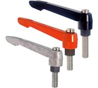 Poignées De Serrage Réglables, M4 M5 M6 M8 M10 M12 M16, En Acier Inoxydable, Poignée De Serrage Réglable À Vis, Poignée Fixe En Forme De L, 1 Pièce(Black,M10-80MM)
