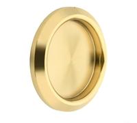 Poignées de tiroir contemporaines en acier inoxydable pour armoires et meubles (doré)