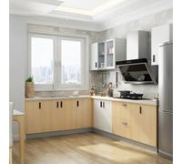 Poignées de tiroir d'armoire fabriquées en alliage d'aluminium massif et conçues pour une prise en main confortable et une performance fiable avec résistance (96 mm doré)