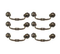 Poignées de tiroir élégantes en bronze au design chinois traditionnel avec trou central de 86 mm pour une tenue fluide dans plusieurs logements traditionnels