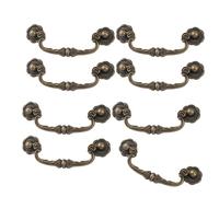 Poignées de tiroir élégantes en bronze au design chinois traditionnel avec trou central de 86 mm pour une tenue fluide dans plusieurs logements traditionnels