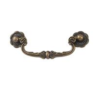 Poignées de tiroir élégantes traditionnelles chinoises en bronze avec trou central de 86 mm pour une tenue fluide dans plusieurs logements