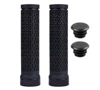 Poignées de vélo confortables en caoutchouc souple avec anneaux de verrouillage antidérapants pour guidon de 22,2 mm en caoutchouc souple