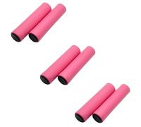 Poignées De Vélo En Silicone Coordonnantes,Super Légères,Type Inconnu Des Chocs,Pièces De Vélo De Route,Poignets Vtt Bmx, - Type Pink 3pcs