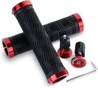 Poignées De Vélo Ergonomiques Avec 2 Embouts En Aluminium Extensibles,Poignées De Vélo Antidérapantes Pour Vtt/Bmx/Mountain/Downhill/Foldable/Urban Bicycles/Scooter.[Y946]