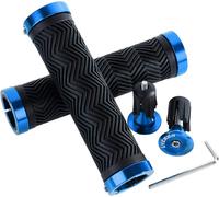 Poignées De Vélo Ergonomiques Avec 2 Embouts En Aluminium Extensibles,Poignées De Vélo Antidérapantes Pour Vtt/Bmx/Mountain/Downhill/Foldable/Urban Bicycles/Scooter.[Y948]