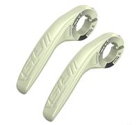 Poignées de vélo ergonomiques réglables avec construction en fibre de carbone et aluminium pour une utilisation confortable sur les vélos de montagne et de route (gris)