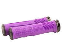 Poignees de velo verrouillables chromag format single clamp grips violet