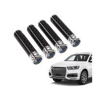 Poignées De Verrou De Porte Auto À Visser | Couvercle Décoratif Et De Sécurité En Fibre De Carbone | 3.7 x 1 cm Pour Poignée De Serrure De Porte - pour Conducteurs Hommes Femmes SUV RV Camion