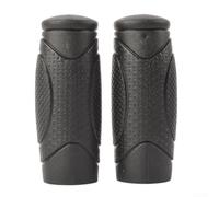 Poignées de VTT 90 mm courtes TPR confortables pour montagne | Construction résistante aux intempéries, convient aux vélos pliants, 125 mm de long, facile à installer