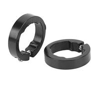 Poignées de VTT Verrouillables, Anneaux de Serrage pour Poignées de Vélo, 2 Pièces en Alliage d'aluminium, Belles Poignées de Guidon de Vélo Pratiques, Anneaux de Verrouillage