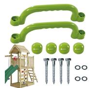 Poignées d'escalade, poignées d'escalade - Grips à main des réutilisables | Ensemble de 2 fournitures de sécurité à l'épreuve de la rouille, accessoires de terrain de jeu sans glissement pour arrière-