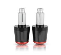 Poignées D'extrémité De Guidon De Moto Capuchon De Main Extrémité De Barre De Main 7/8 "22mm Pour CBR600F 1991-2007 2006 2011-2013(Black-Red)