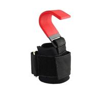 Poignées d'haltérophilie avec bandes de poignet, sangles for barre à main, gants de musculation for tractions et fitness(1PC-Red)