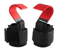 Poignées d'haltérophilie avec bandes de poignet, sangles for barre à main, gants de musculation for tractions et fitness(White)