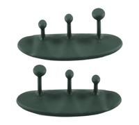 Poignées D'Haltérophilie Protège-Paumes et Coussinets de Prise Saisies D'Entraînement en Silicone Antidérapant pour Hommes et Femmes en Musculation, Vert