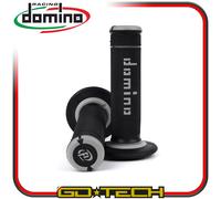 Poignées Domino A190 Moto Cross Enduro Motard Noir Gris Off Road X-Treme