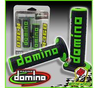 Poignées Domino Tommaselli Racing A360 Tout Terrain Noir - Vert A36041C4044A7