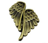 Poignées en alliage de zinc avec ailes d'ange conçues pour armoires contemporaines, commodes et meubles de style scandinave (bronze antique)