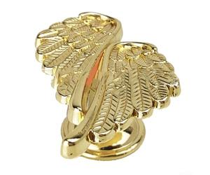 Poignées en alliage de zinc avec ailes d'ange conçues pour armoires contemporaines, commodes et meubles de style scandinave (doré)