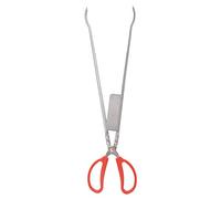 poignées en plastique en ,Pince à fruits de mer pince à ordures légère outils de ramassage pince à ménage Portable pour griller,Bouche droite