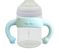 Poignées en silicone pour biberons,Poignées pour biberons,Poignée de bouteille d'eau antidérapante, poignées de gobelet | Poignée de tasse Sippy confortable, accessoires de bouteille pour diverses bou