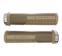 Peaty's Monarch Pro Vélo de Montagne Grips - Grips Texture Champignon pour Confort sur Sentiers, Dual Compound avec Noyau Amortisseur, BMX, Ebike & VTT - Épais 32-34mm, Sauge