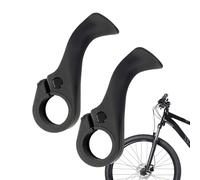 Poignées ergonomiques - Extensions de poignée, extrémités de coude relaxantes | Pièces de guidon souples pour vélo de route, vélo de vitesse, VTT pliable, composants anti-vibrations pour contrôle de