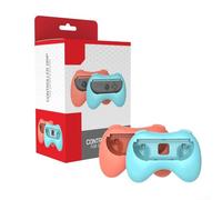 Poignées ergonomiques - Pour Nintendo Switch 2, pour accessoires de manette ABS avec Com- Fort amélioré, paire compacte - Pour un jeu prolongé - Pour (rouge-bleu)