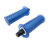 Poignées ergonomiques pour vélos stationnaires, design antidérapant pour barres de 12 mm/14 mm, parfaites pour l'exercice intense (bleu 14 mm)