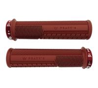 Poignées fin Peaty's Monarch Pro Knurl Rouge