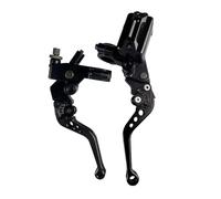 Poignées Frein CNC 1 Paire 7/8" 22 mm Universel Moto Frein maître-Cylindre Levier câble Embrayage réservoir pour Scooter Sport Dirt Bike