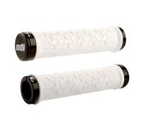 Poignées/Grips ODI La Machine Lock-On 143mm Blanc