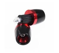 Poignées Guidon Moto Fin Poignée Capuchon Barre Bouchon D’extrémité Pour Ducati 7/8 "22mm Contrepoids Slider(ROUGE)