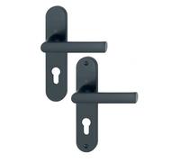 Poignées Hambourg - 165 mm - clé I - noir mat HOPPE
