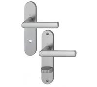 Poignées Hambourg - 165 mm - condamnation - inox HOPPE